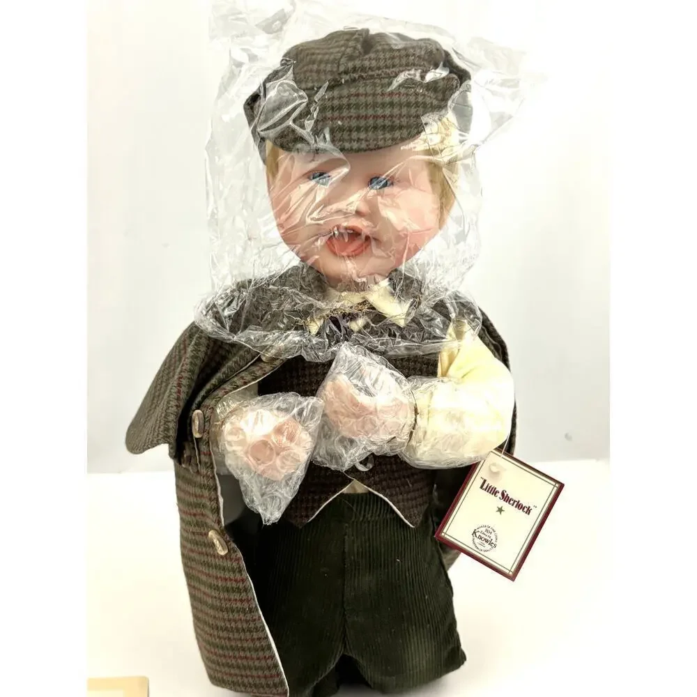 VTG Ashton Drake Porcelain Doll Little Sherlock Born to be Famous 1989 1st Issue